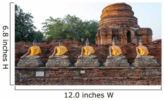 Buddha Statue Ayutthaya Thailand Wall Decal