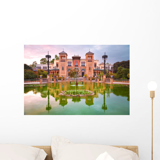 Mudejar Pavilion and Pond Wall Decal