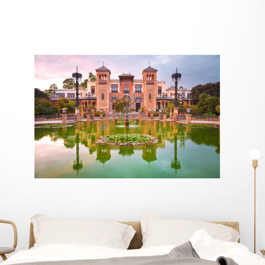 Mudejar Pavilion and Pond Wall Decal