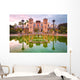 Mudejar Pavilion and Pond Wall Decal