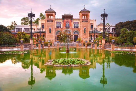 Mudejar Pavilion and Pond Wall Decal