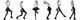Fashion Girl Model Posing Wall Decal Panoramic Wall Decal