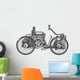 Car Retro White Wall Decal