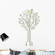 Vector Circuit Board Tree Wall Decal Design 2
