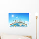 Illustration Famous Monument World Wall Decal