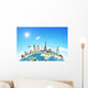 Illustration Famous Monument World Wall Decal