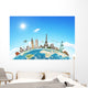 Illustration Famous Monument World Wall Decal