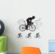 Bicycle Race Vector Silhouettes Wall Stickers Wall Decal