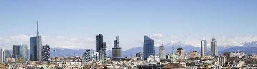 Milano Skyline Wall Decal Panoramic Wall Decal