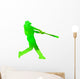 Baseball Player Wall Decal