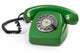 Green Retro Telephone Wall Decal