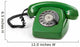 Green Retro Telephone Wall Decal