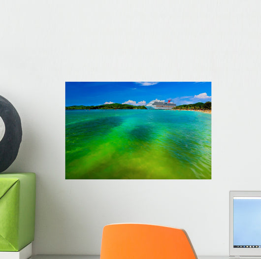Luxury Cruise Ship near Wall Decal