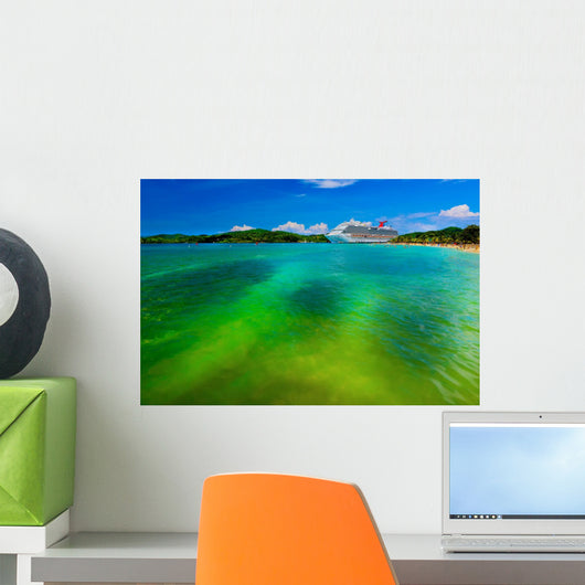 Luxury Cruise Ship near Wall Decal