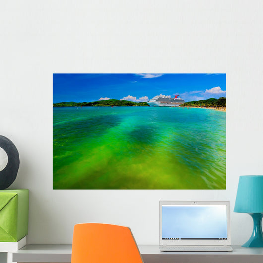 Luxury Cruise Ship near Wall Decal