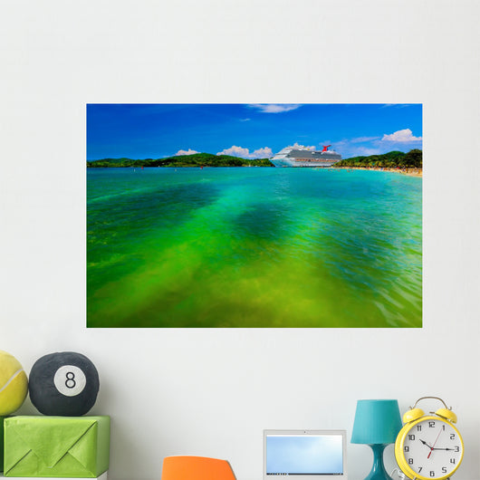 Luxury Cruise Ship near Wall Decal