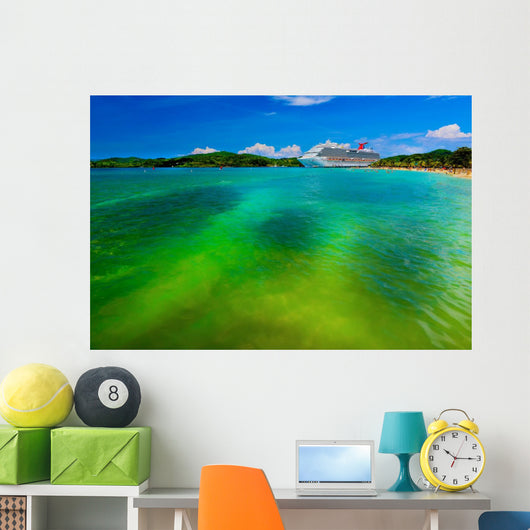 Luxury Cruise Ship near Wall Decal