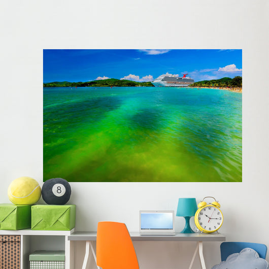 Luxury Cruise Ship near Wall Decal