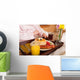 Breakfast Bed Wall Decal