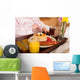 Breakfast Bed Wall Decal