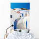 White-blue National Architecture Santorini Wall Decal