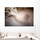 Young Woman Relaxing Thermal Wall Decal Design 1