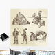 Middle Age Knights Wall Decal