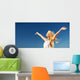 Beautiful Woman Enjoying Summer Wall Decal