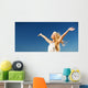 Beautiful Woman Enjoying Summer Wall Decal