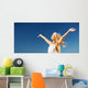 Beautiful Woman Enjoying Summer Wall Decal