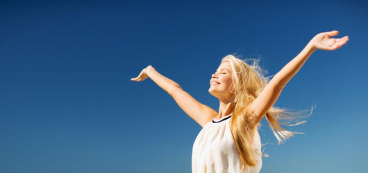 Beautiful Woman Enjoying Summer Wall Decal