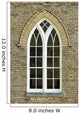 Church Window Wall Decal