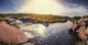 Sunrise Waterfall Wall Decal