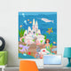 Mermaid and Underwater Castle Wall Decal