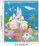 Mermaid and Underwater Castle Wall Decal