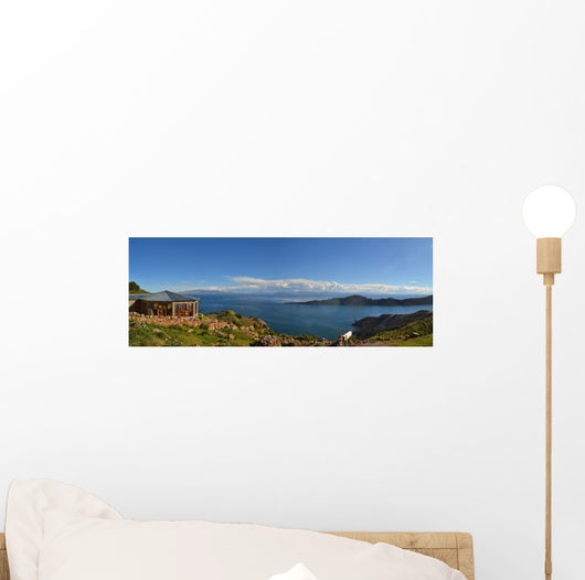 Lake Titicaca between Bolivia Wall Decal