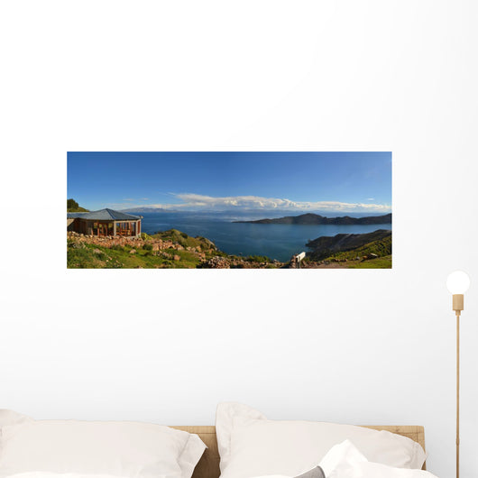 Lake Titicaca between Bolivia Wall Decal