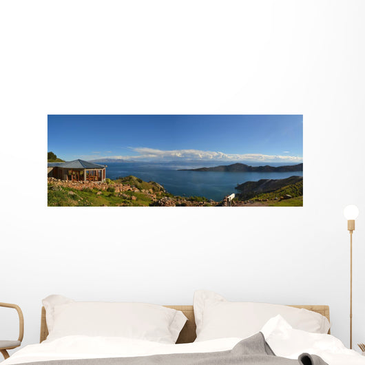 Lake Titicaca between Bolivia Wall Decal