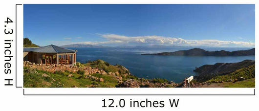 Lake Titicaca between Bolivia Wall Decal
