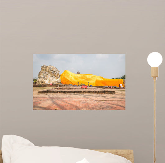 Big Buddha Laying Wall Decal