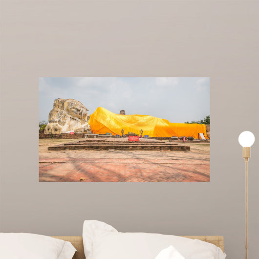 Big Buddha Laying Wall Decal