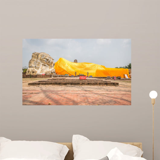 Big Buddha Laying Wall Decal