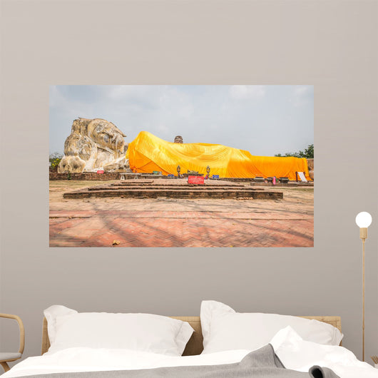 Big Buddha Laying Wall Decal