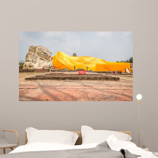 Big Buddha Laying Wall Decal