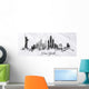 Silhouette Ink New York Wall Decal Panoramic Wall Decal