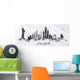 Silhouette Ink New York Wall Decal Panoramic Wall Decal