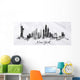 Silhouette Ink New York Wall Decal Panoramic Wall Decal