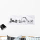 Silhouette Ink London Wall Decal Panoramic Wall Decal