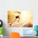 Female Runner Wall Decal