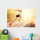 Female Runner Wall Decal